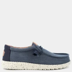 WALLY WASHED- MOCASSINI NAVY HD.40296