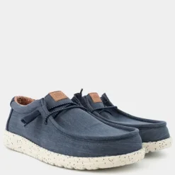 WALLY WASHED- MOCASSINI NAVY HD.40296