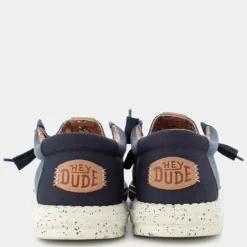 WALLY WASHED- MOCASSINI NAVY HD.40296