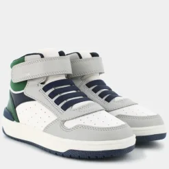 WASHIBA- SNEAKERS BIANCO VERDE GRIGIO J46LQB05415C1L3X