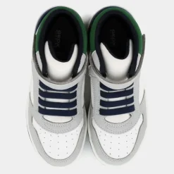 WASHIBA- SNEAKERS BIANCO VERDE GRIGIO J46LQB05415C1L3X