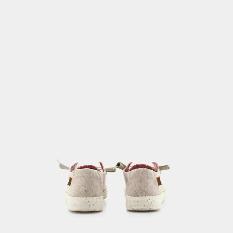 WENDY CHAMBRAY- MOCASSINI WHITE NUT HD.40058