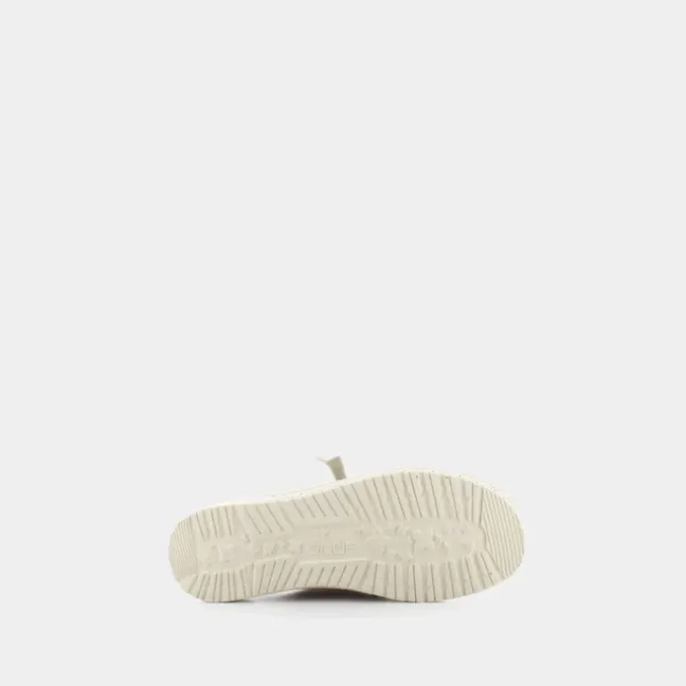WENDY CHAMBRAY- MOCASSINI WHITE NUT HD.40058