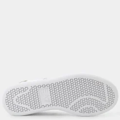 XK346- SNEAKERS WHITE+FAWN+GOLD X8X102