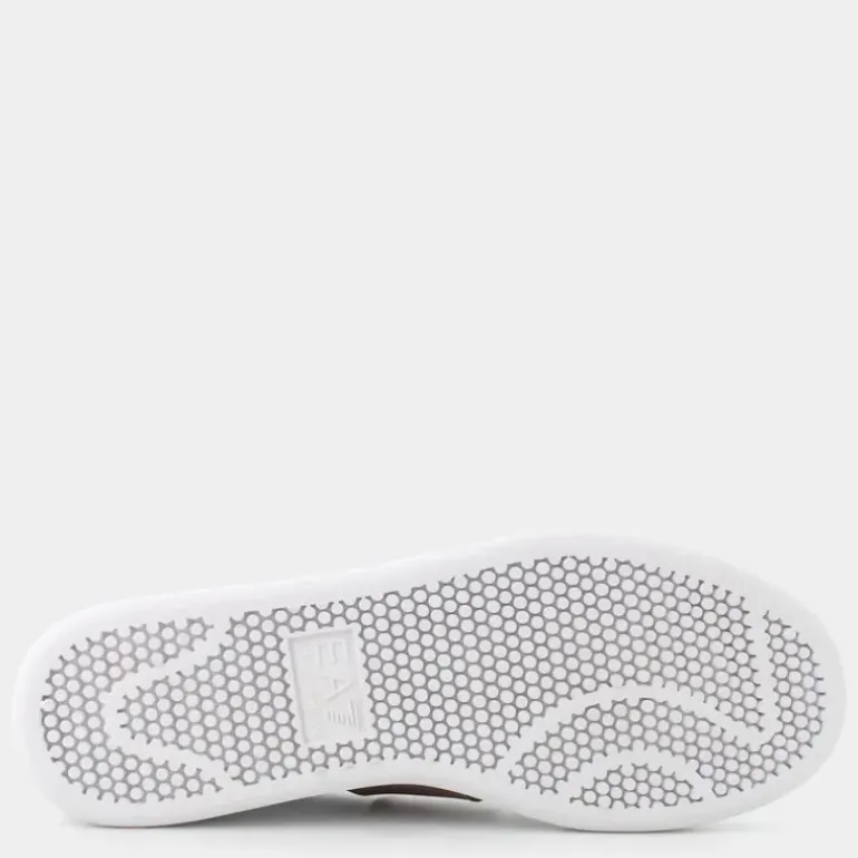 XK346- SNEAKERS WHITE+FAWN+GOLD X8X102